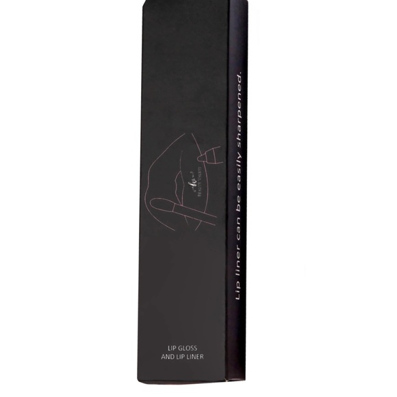 BEAUTY VAULTE 2pc Lip Gloss & Liner Duo Set FEELING PHOEBE (Mauve Brown) New - Picture 2 of 9